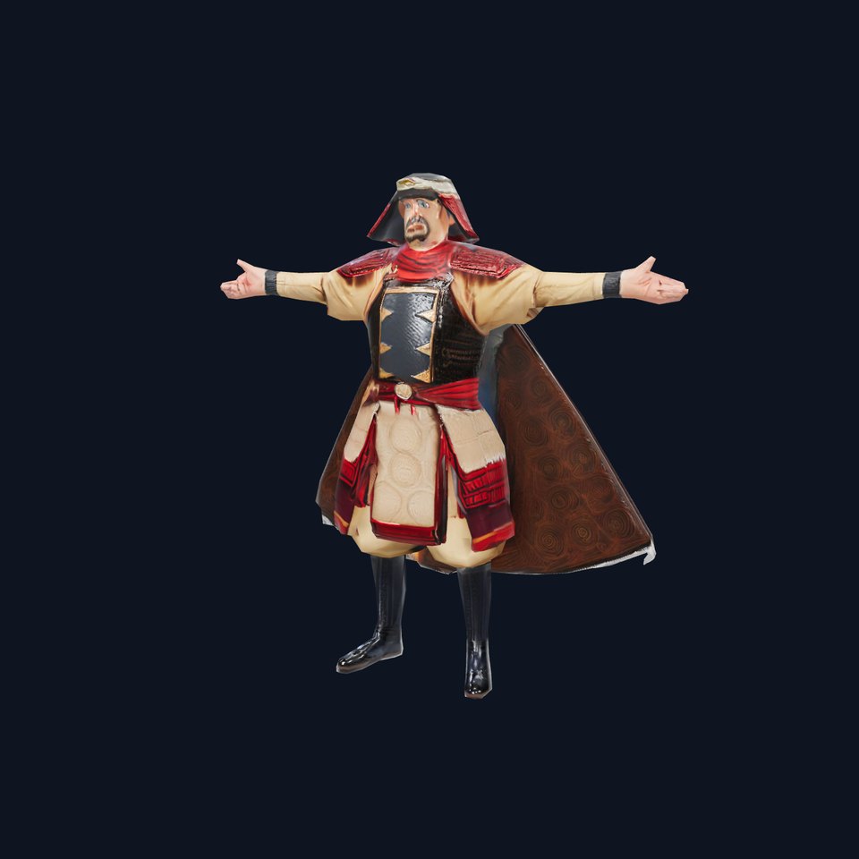 Samurai Armor Warrior model pack